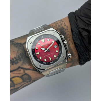 Custom Seiko Mod • Red Pearl MOP BR05 • 42mm